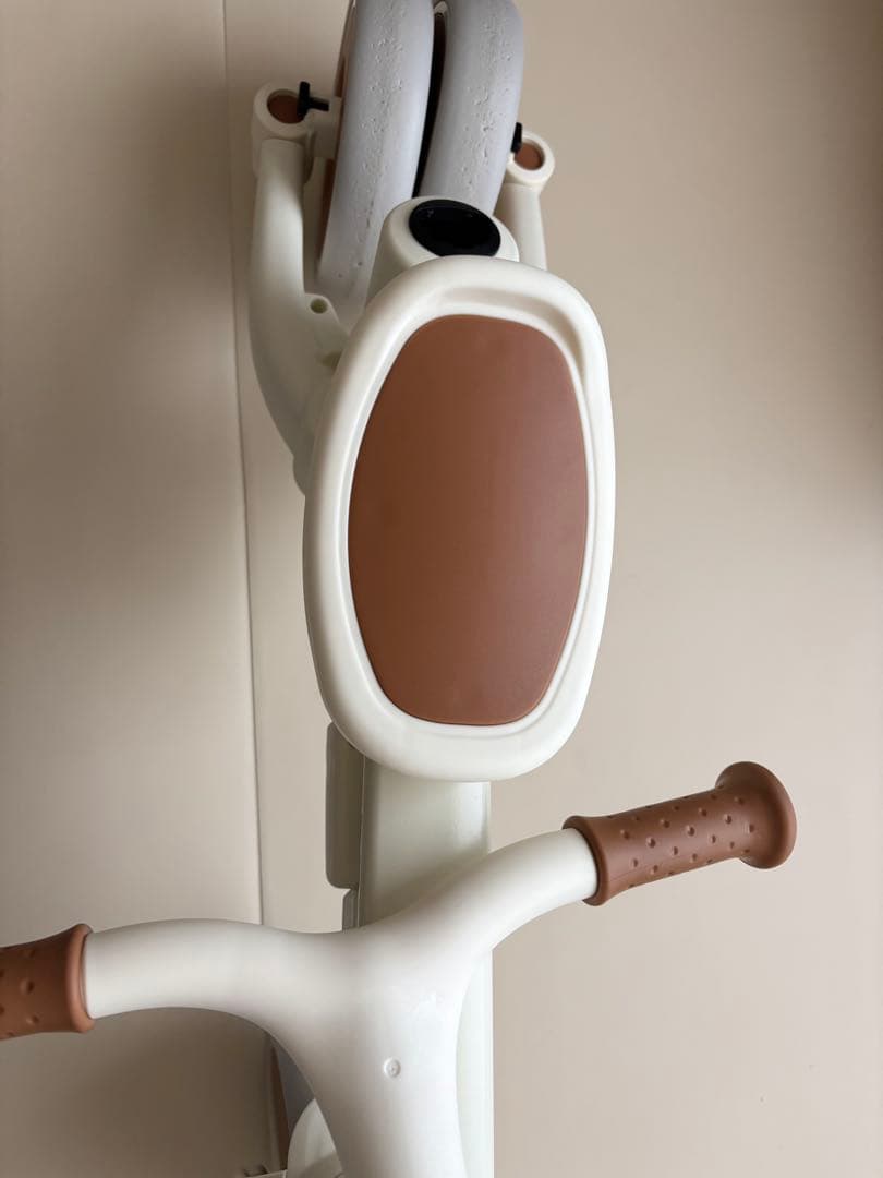 にゃん　BTM 三輪車　完全折り畳みタイプ　ベージュ×ブラウン