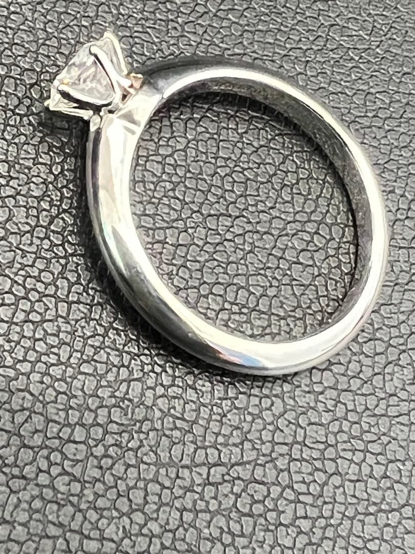 値下げ！Tiffany ソリティアダイヤモンド D VVS2 0.47ct 8号