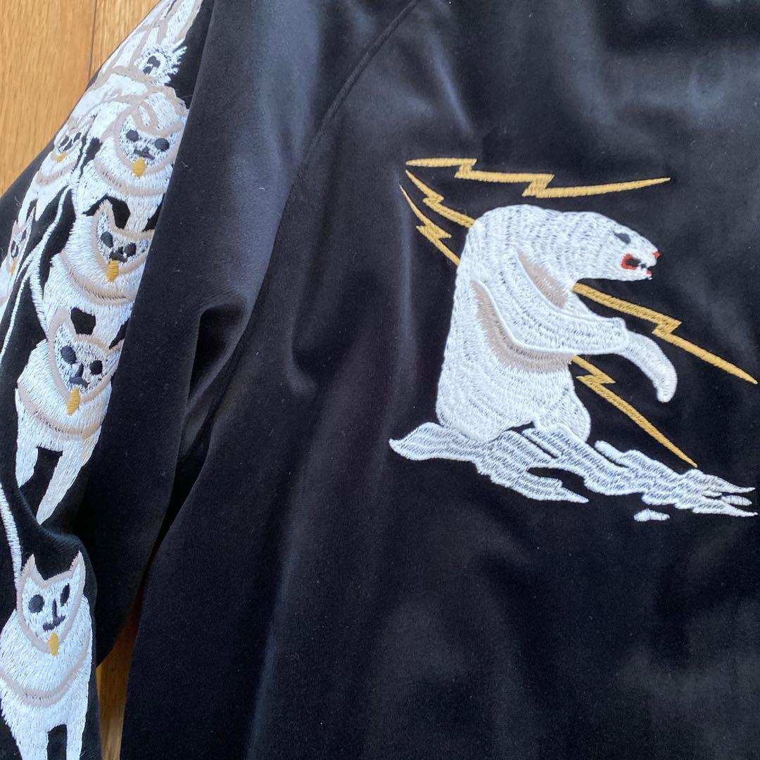 HOUSTON アラスカジャン X-LARGE 黒 別珍 売り切れサイズ希少 - メルカリ