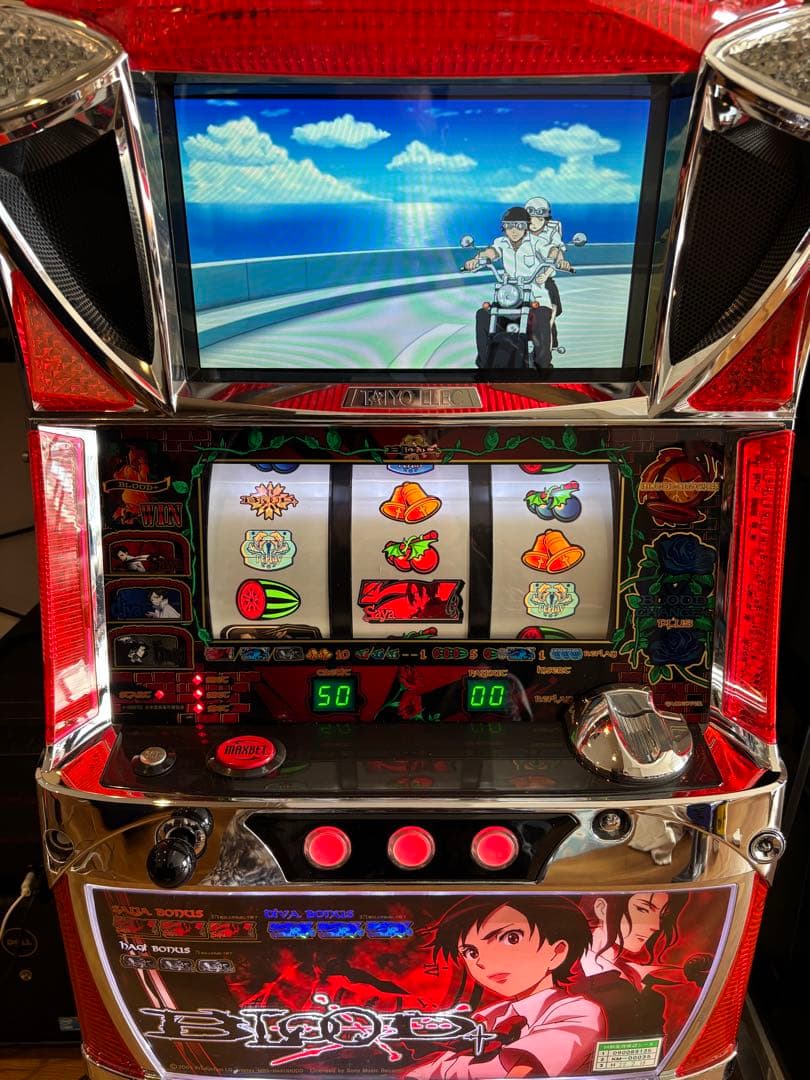 実機　初代blood＋　パチスロ