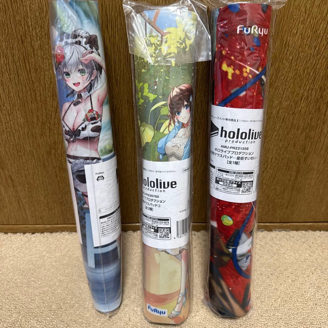 ホロライブ 大判マウスパッド3種 星街すいせい・0期生・3期生 - メルカリ