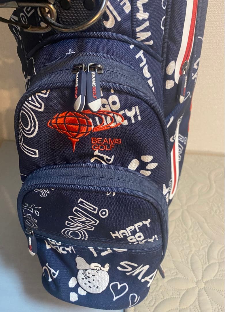 ビームスゴルフ スヌーピー キャディバッグ - メルカリ
