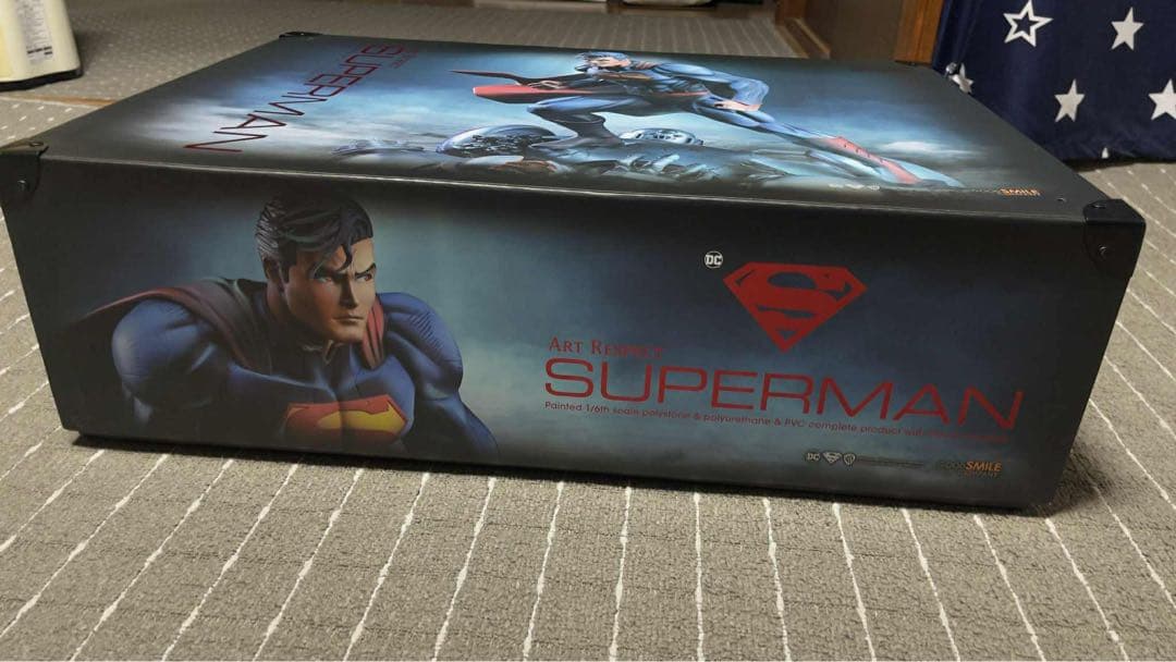 【希少・美品】ART RESPECT スーパーマン 1/6 スタチュー 正規品