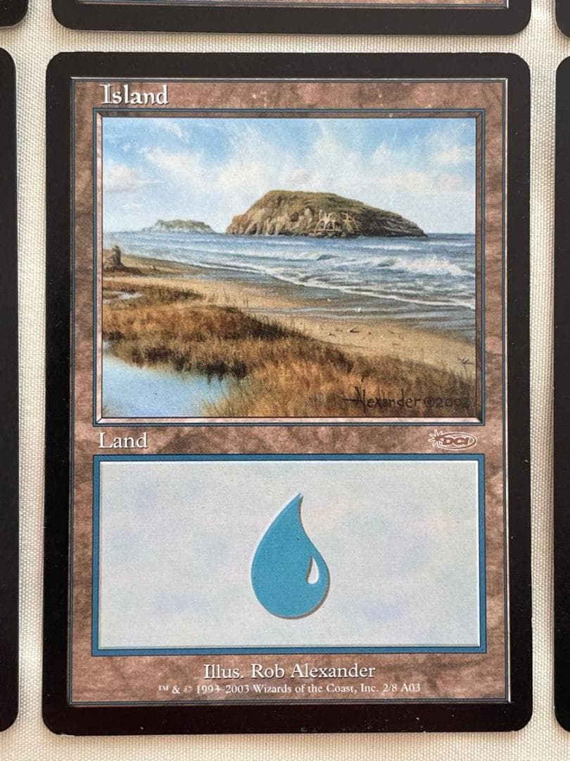 MtG 基本土地 島/ (オンスロート版アリーナランド) 8枚セット