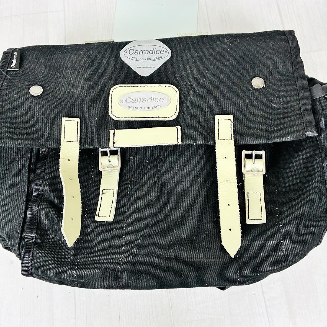 ☆美品☆ Carradice サドルバッグ 英国製 自転車 本革 キャンバス 黒