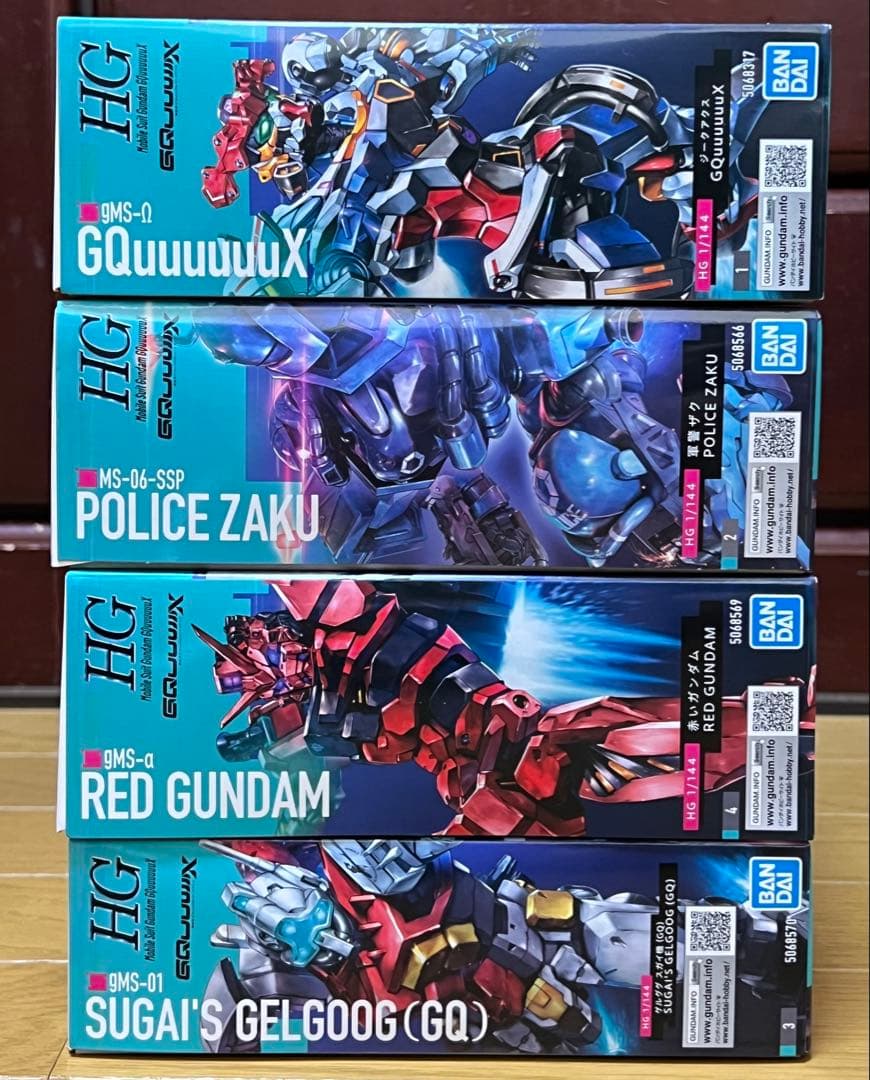 機動戦士Gundam GQuuuuuuX(ジークアクス) プラモデル 8点セット