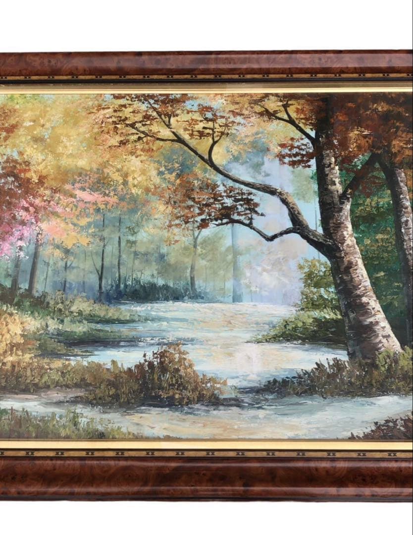 真作』サルトリ・マリア・ルイサ 風景画 /油絵 油彩画 絵画 イタリア