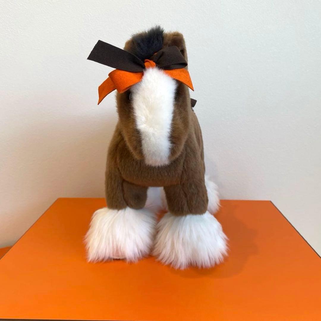 新品・未使用 エルメス HERMES ぬいぐるみ エルミー PPM 馬 最終値下