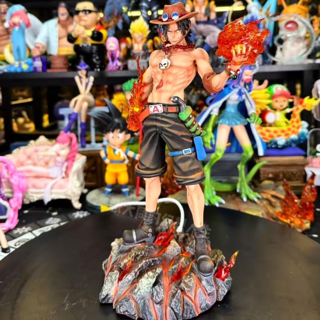 ワンピース 火拳のエース フィギュア ガレージキット popスケール