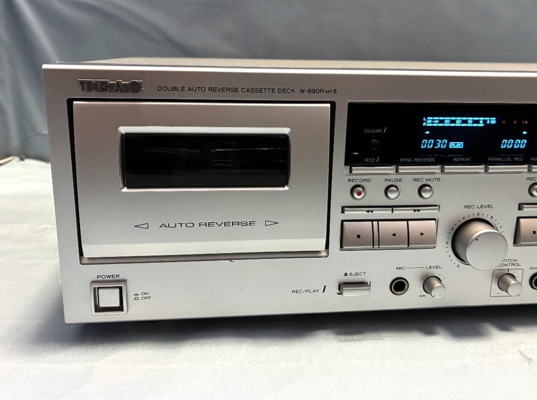 動作OK！！】ダブルカセットデッキ TEAC ティアック W-890R mkⅡ