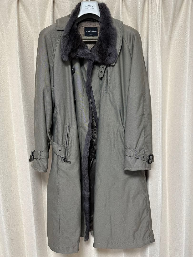 Giorgio Armani ファーコート - メルカリ