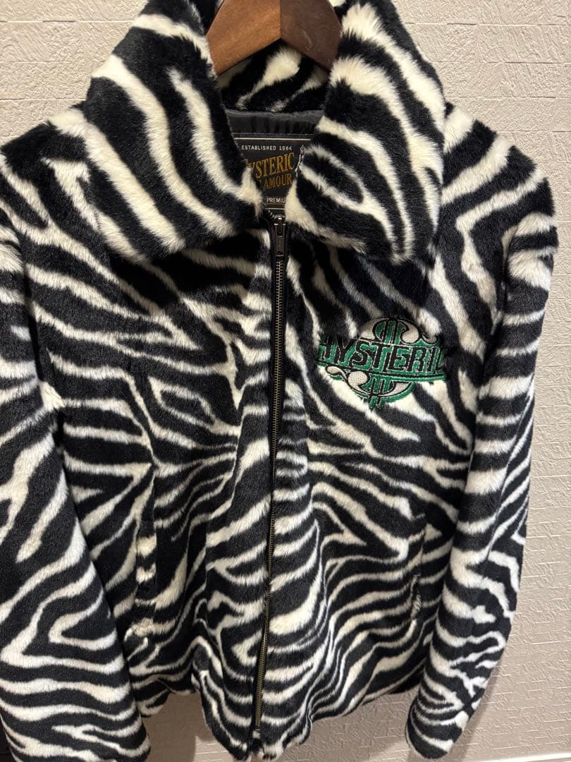 HYSTERIC GLAMOUR ゼブラ柄ジャケット ヒステリックグラマー