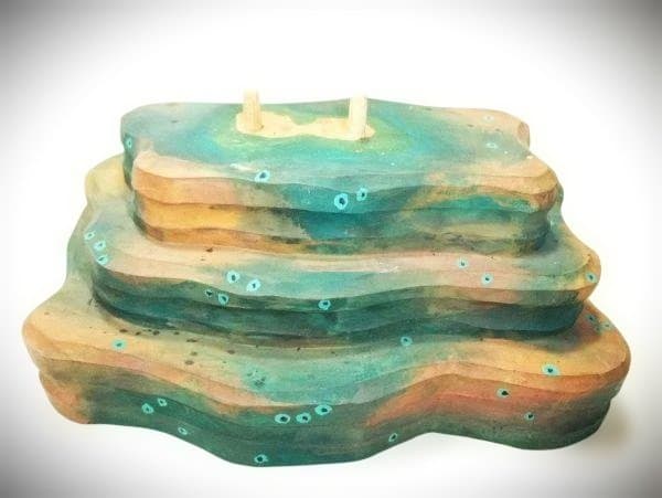 鬼 オニ 置き物 怪獣フィギュア トラ柄ふんどし