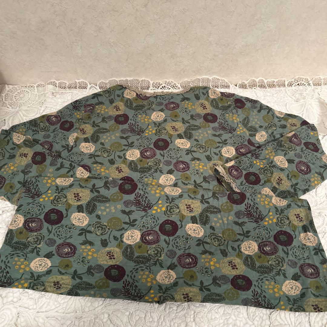 新品 Atuko Matano フリルパジャマ ワコール Lサイズ ポケットに猫