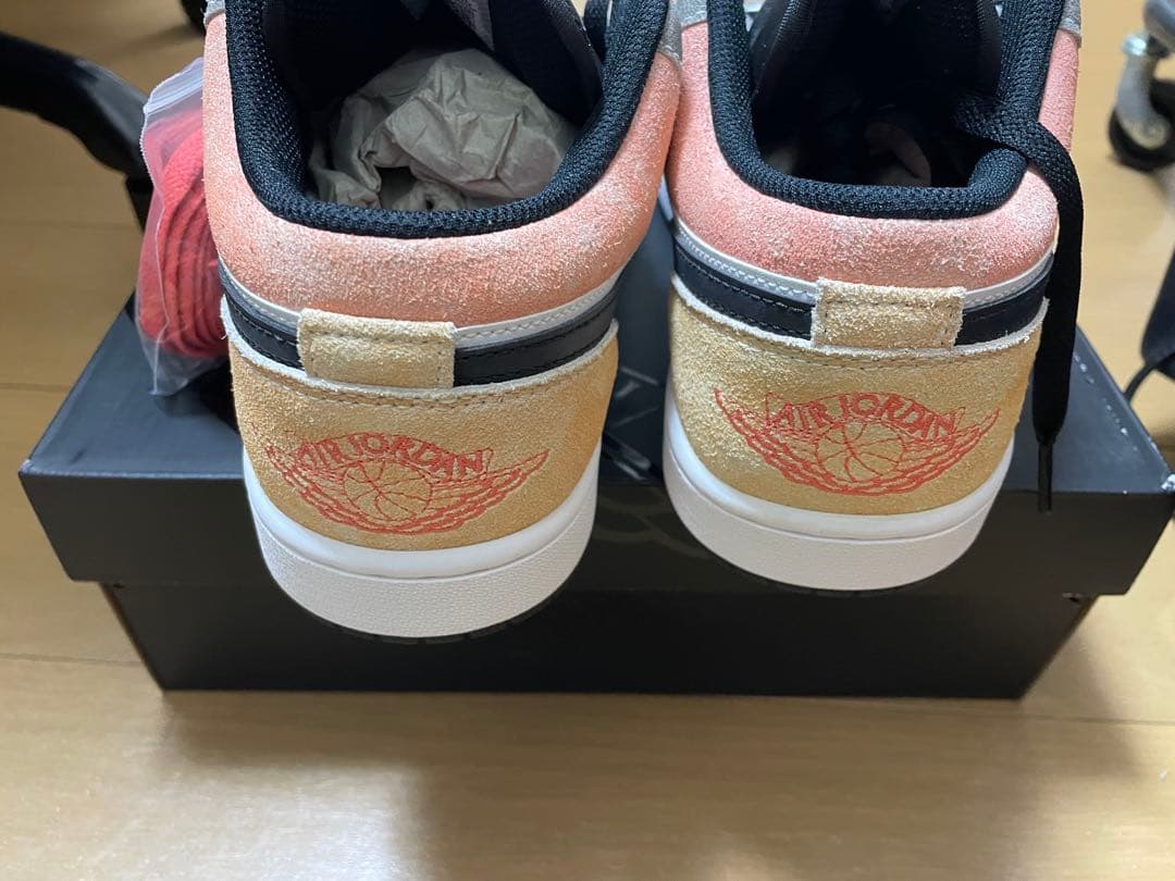 ナイキ エアジョーダン1ロー スエードマルチカラー 26.5cm