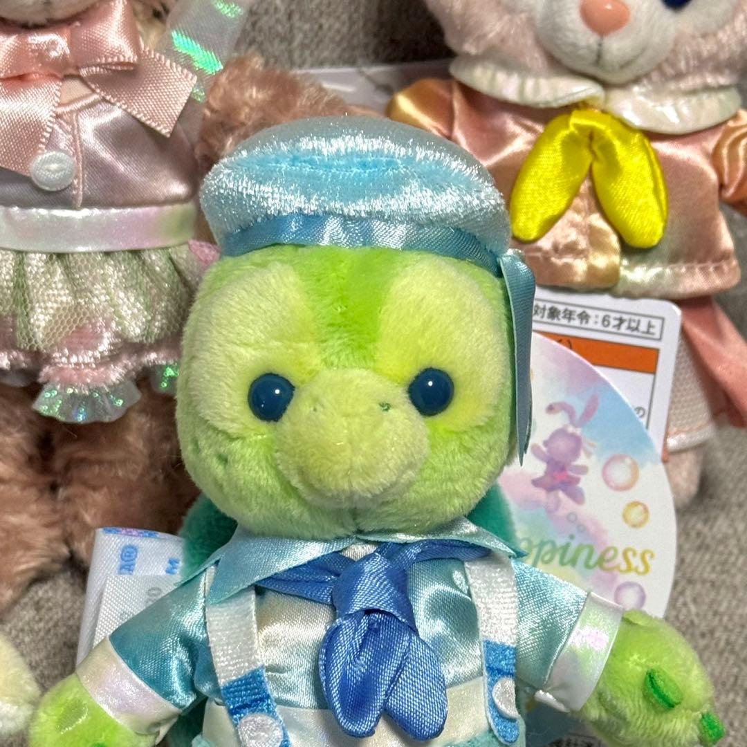 バラ売り不可！東京ディズニーシー　カラフルハピネス　ぬいぐるみバッジ　7体セット