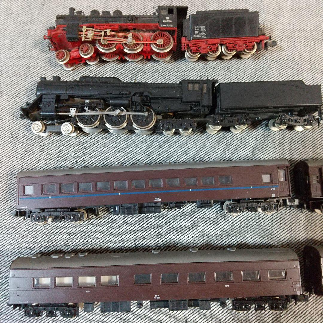 Nゲージ 鉄道模型 ジャンク品 レール、ケース付きセット