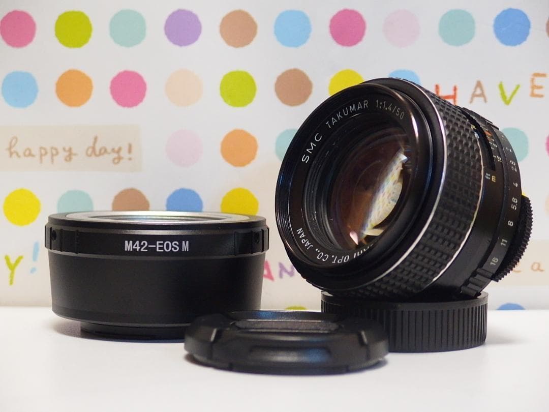 SMC Takumar 50mm F1.4 EOS Mマウント セット Super-Multi-Coated Takumar 50mm F1.4 オールドレンズを徹底解説