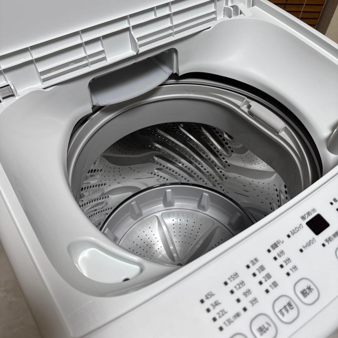 極美品 IRIS OHYAMA 2024年製最新モデル 洗濯機 4.5kg