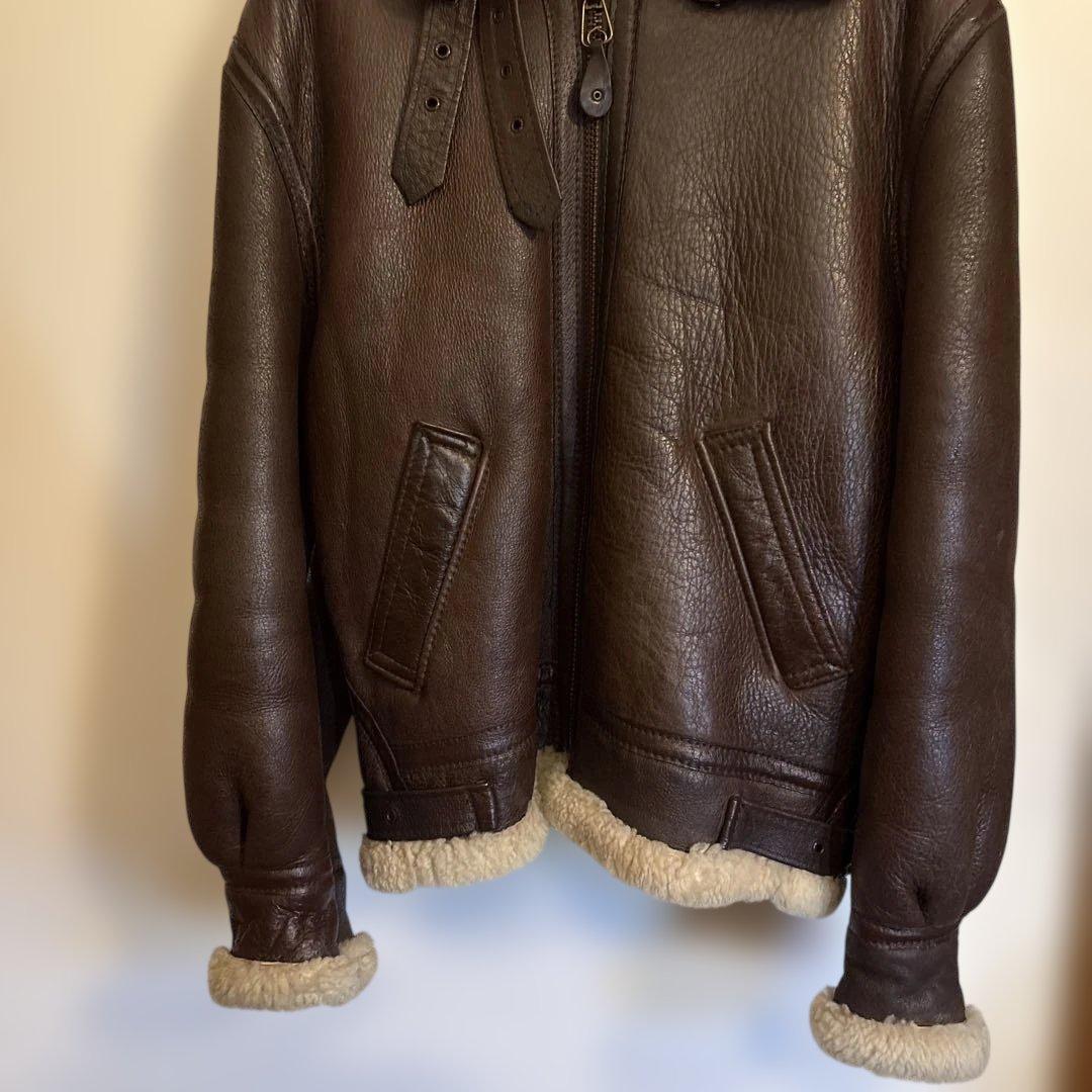 i.c.ySchott B-3 フライト　ムートンジャケット シープスキン