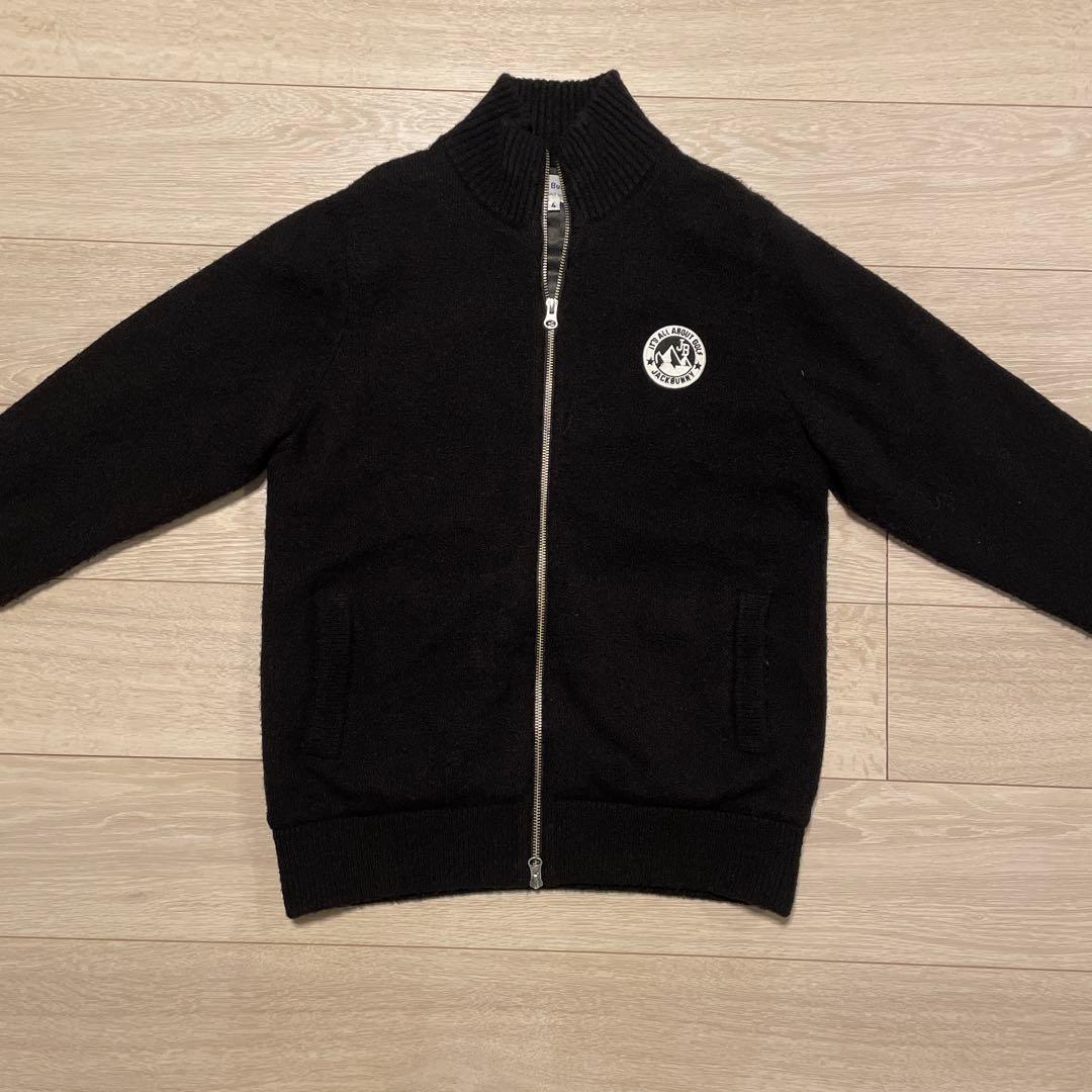 Jack Bunny!! 黒 ニットジャケット サイズ4 JBMINT】フルジップアップニットジャケット | Jack Bunny!!（ジャック
