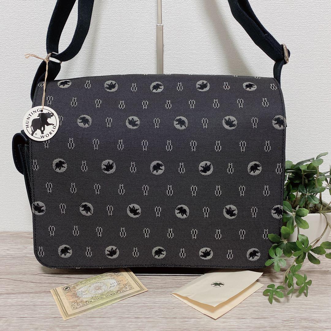 ハンティングワールド 　ショルダーバッグ 　モノグラム　メッセンジャーバッグ 楽天市場】【バッグ】HUNTING WORLD ハンティング ワールド ショルダー