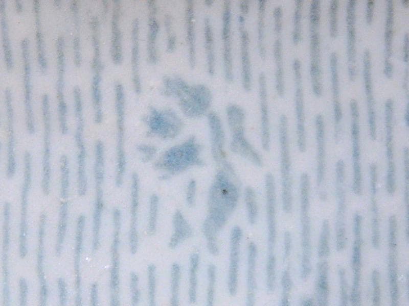 古伊万里 型刷印判 雨降りに花の図 変形皿 江戸期 E650AS-CVi - メルカリ