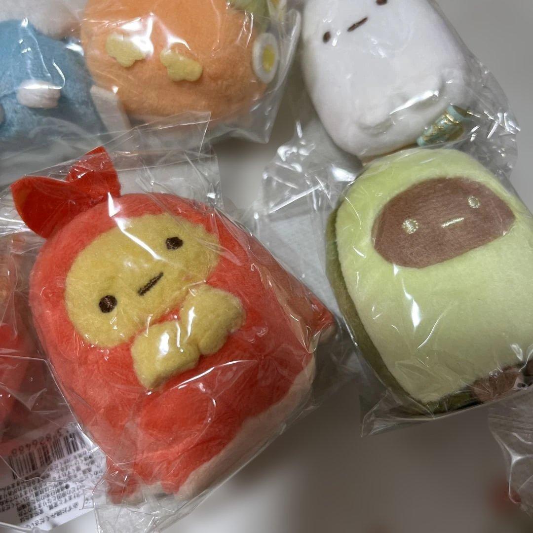すみっコぐらし　たべもの王国　てのりぬいぐるみセット