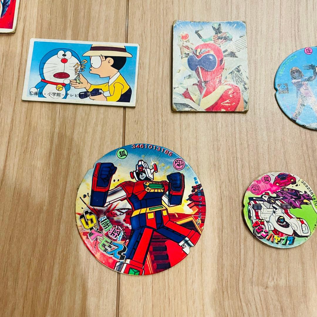 昭和レトロ 当時物 めんこ メンコ 仮面ライダー F1 ヤマト ドラえもん