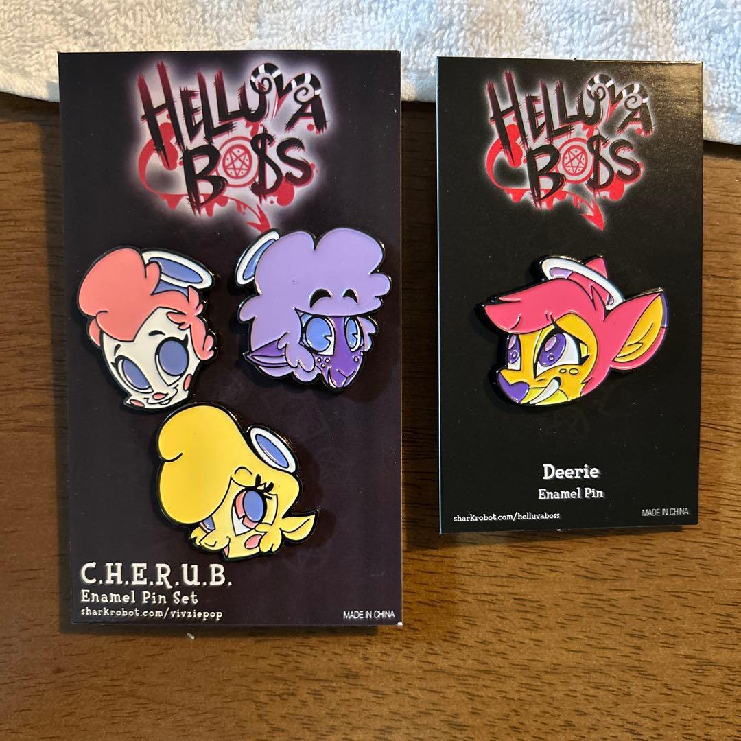 Hellva Boss/ヘルヴァボス ケルブ ディーリー ピンバッジ ピンズ