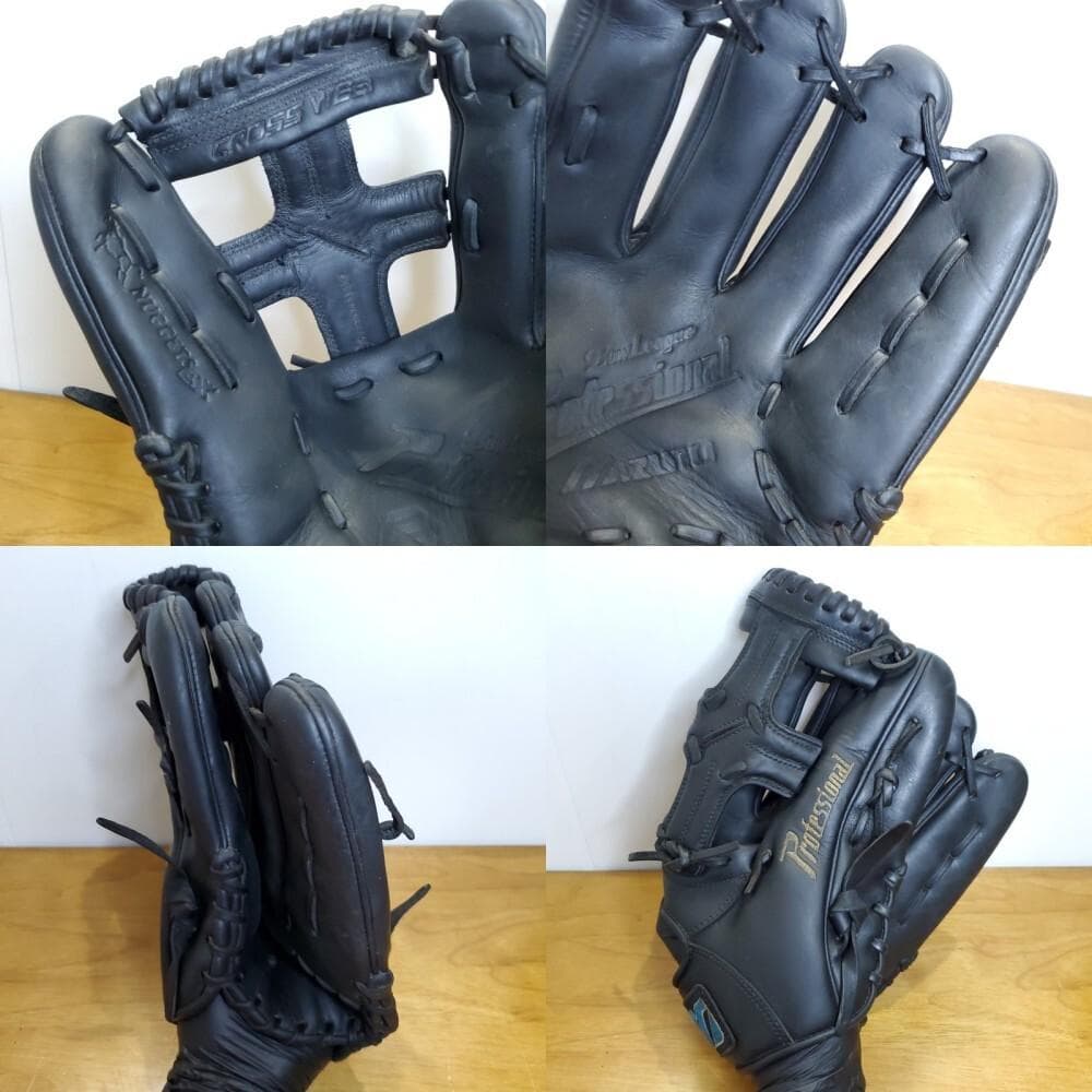 ミズノ Mizuno 松井秀喜モデル ゴジラ型ウェブ 外野用 軟式グローブ