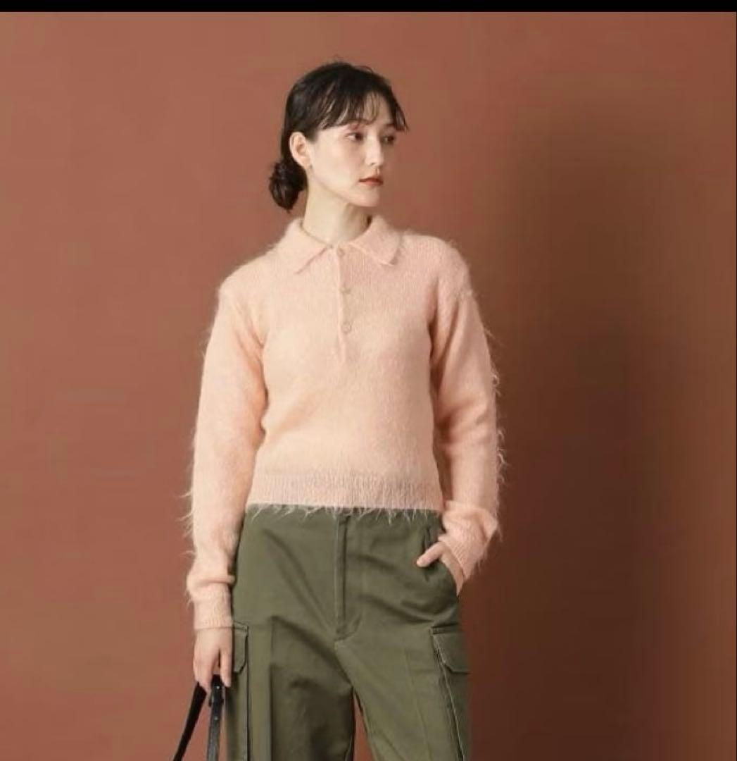 【新品】AURALEE オーラリー モヘアポロニット AURALEE/オーラリー】*BRUSHED SUPER KID MOHAIR KNIT POLO