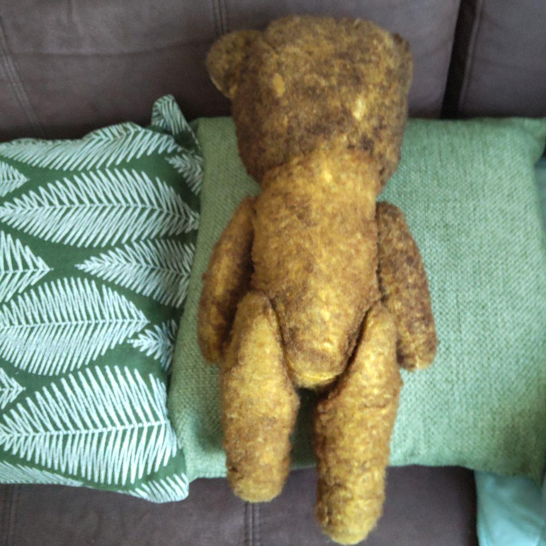 DDR テディベア　ポンチ目　ヴィンテージ　東ドイツ