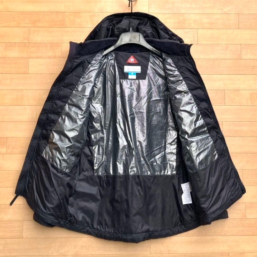 美品 L コロンビア ダウンジャケット オムニヒート ダウン ダウン