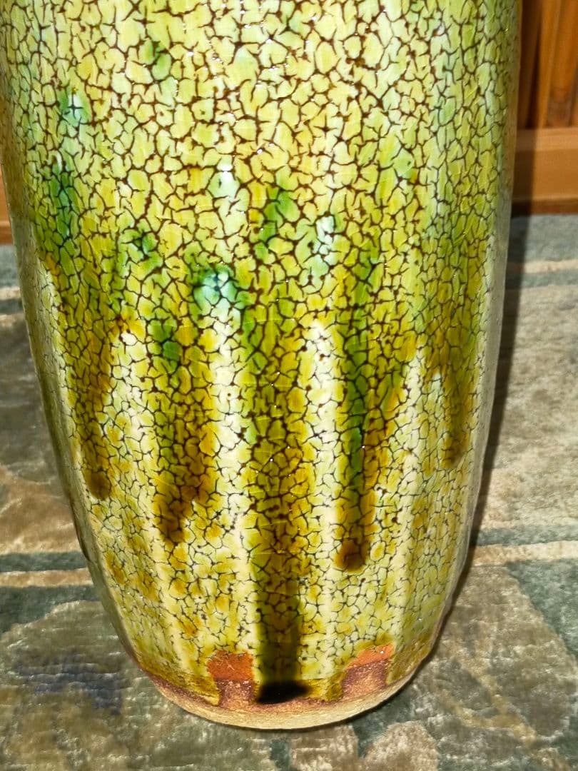 ♥未使用♥　花瓶　♥安藤百利行♥　共箱付き　カイラギ　花器