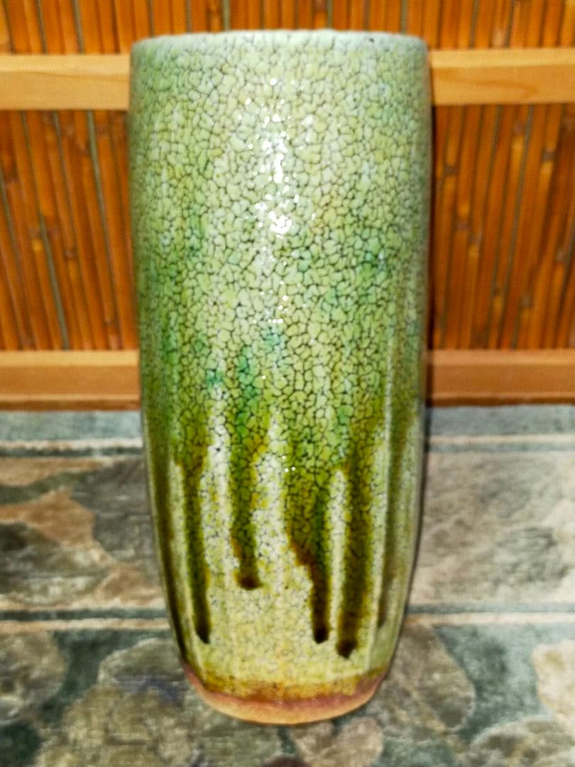 ♥未使用♥　花瓶　♥安藤百利行♥　共箱付き　カイラギ　花器