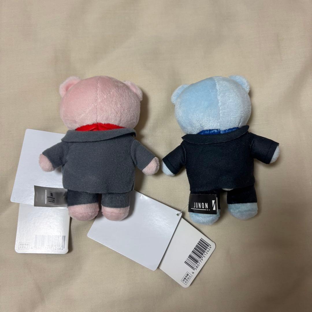 BE:FIRST くまぬいぐるみ 缶バッジ JUNON - メルカリ