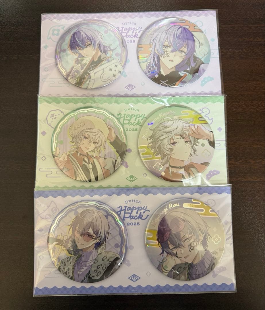 にじさんじ Dytica Happypack 缶バッジ セット - メルカリ