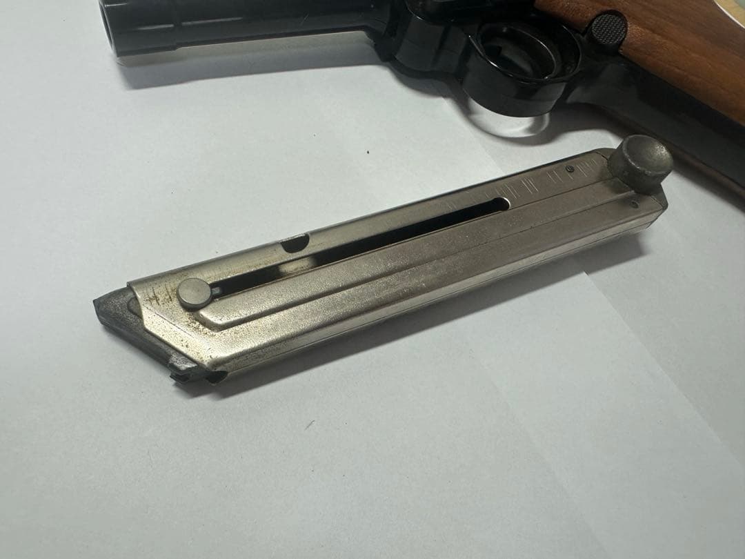 MGC ルガーP08 木製グリップ　モデルガン　箱付き　1980年代　ロゴ刻印