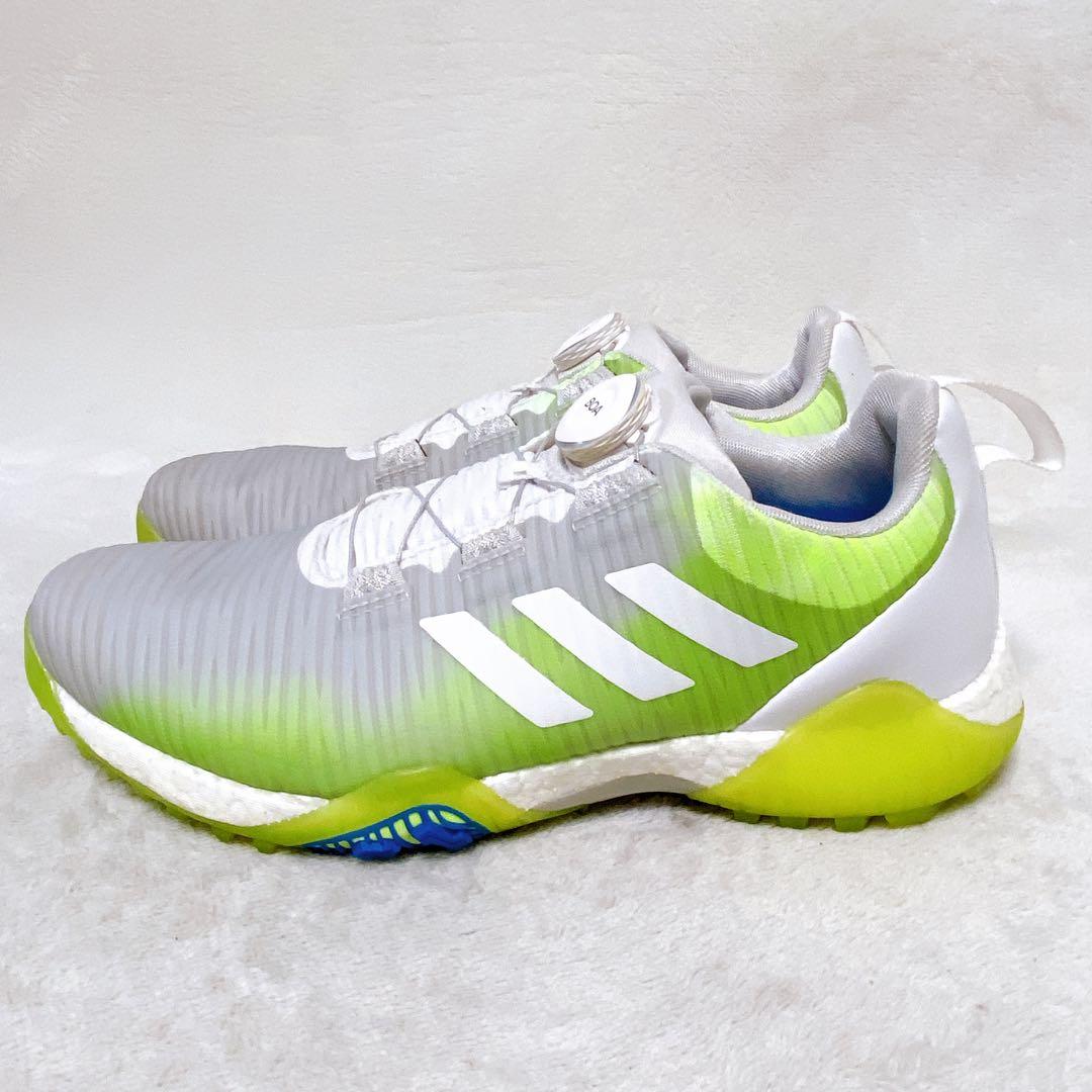 adidas　コードカオスBOA　ゴルフシューズ　26.5cm　スパイクレス　緑