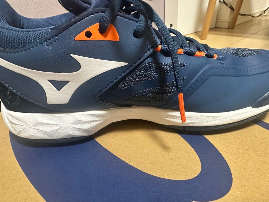 試し履きのみ✨ミズノ　バレーボールシューズ　ウェーブモーメンタム2 24.0cm