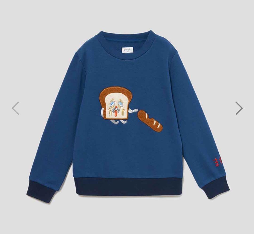 新品 グラニフ♡パンどろぼう まずい トレーナー 140 - メルカリ