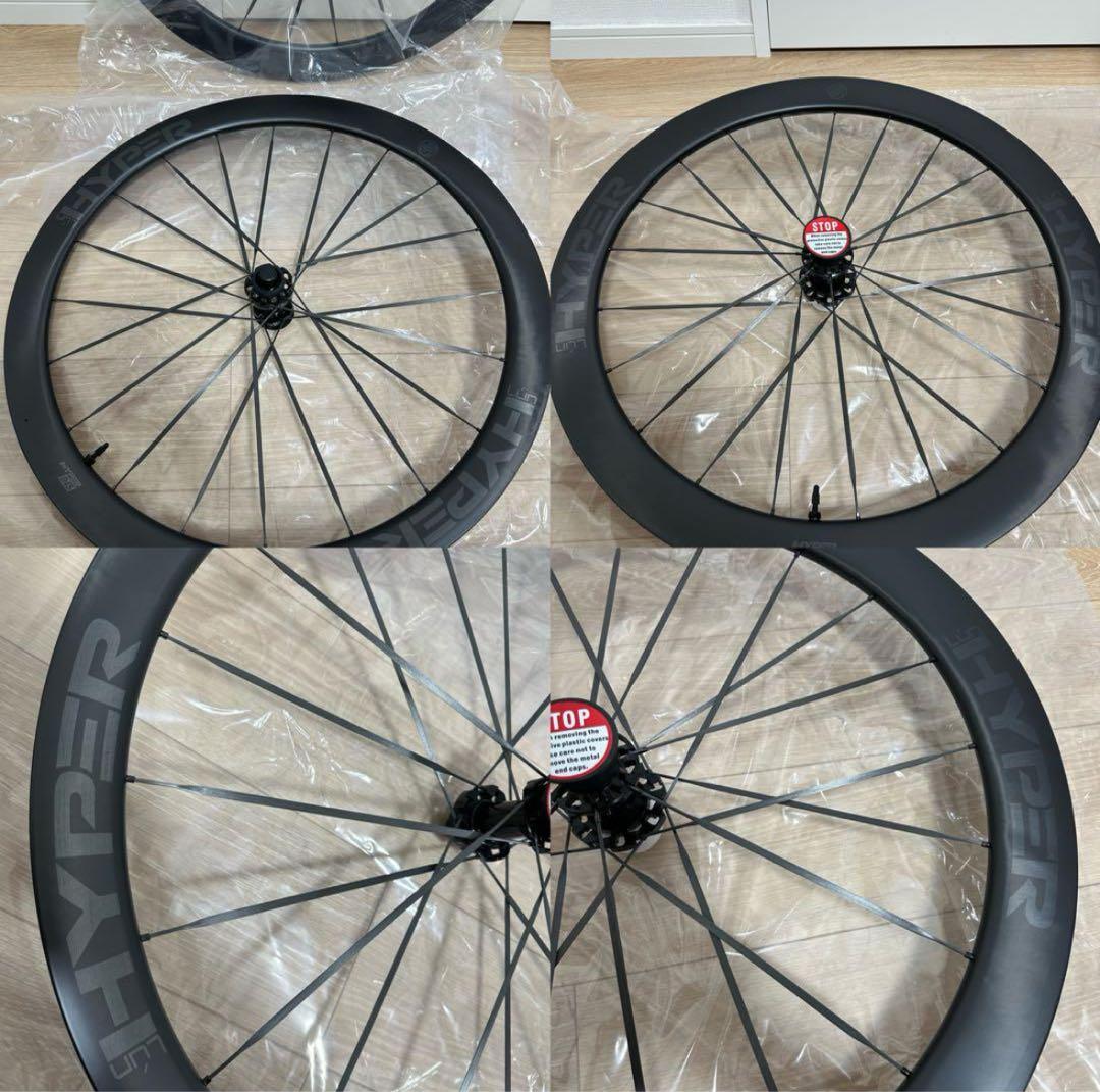 新品未使用 LUN HYPER 3 D45 カーボンホイール　前輪 ウィンスペース WINSPACE ルンハイパー LUN HYPER 3.0 D45 ホイール