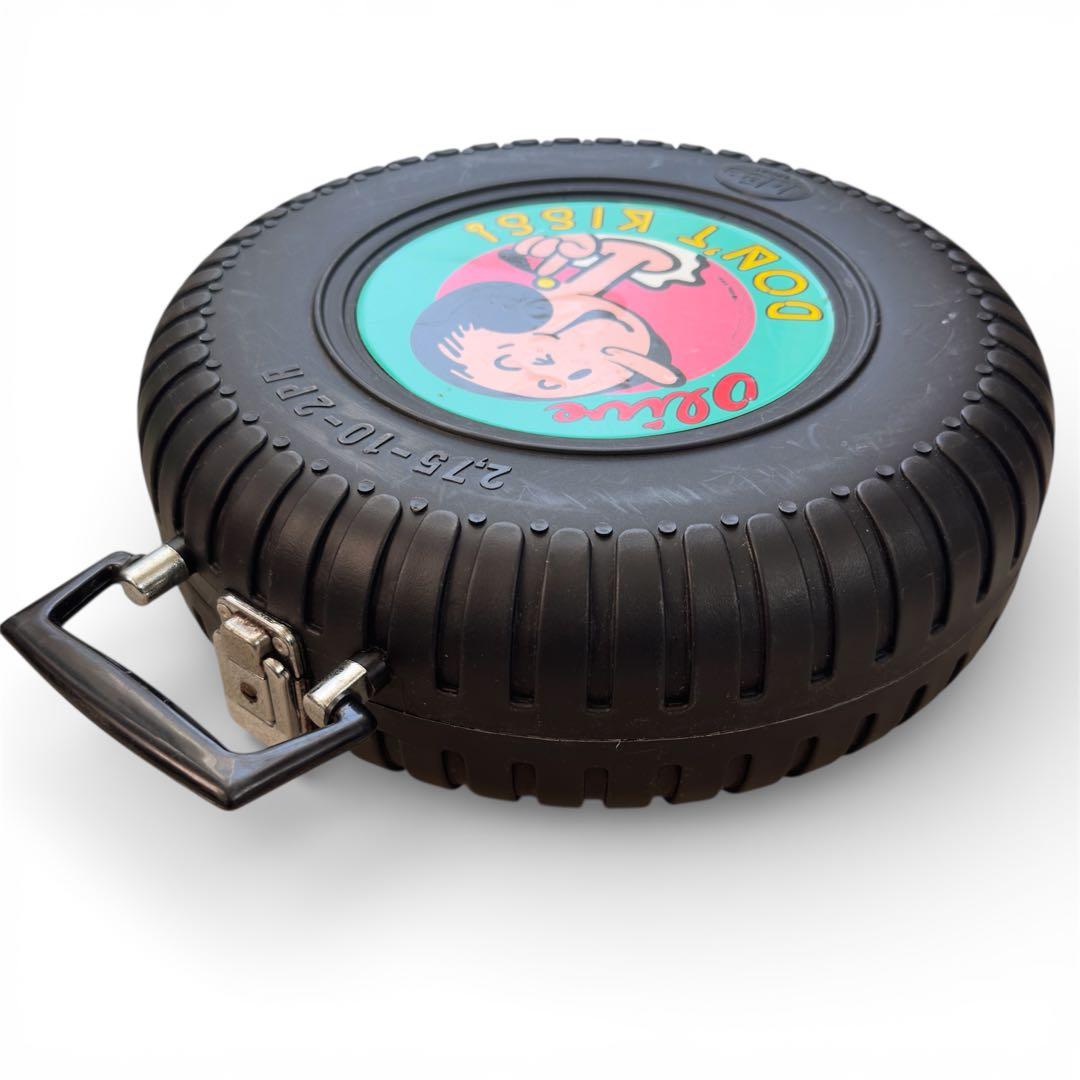 【希少品】ポパイ オリーブ タイヤ型 キャリングケース Idee Sport