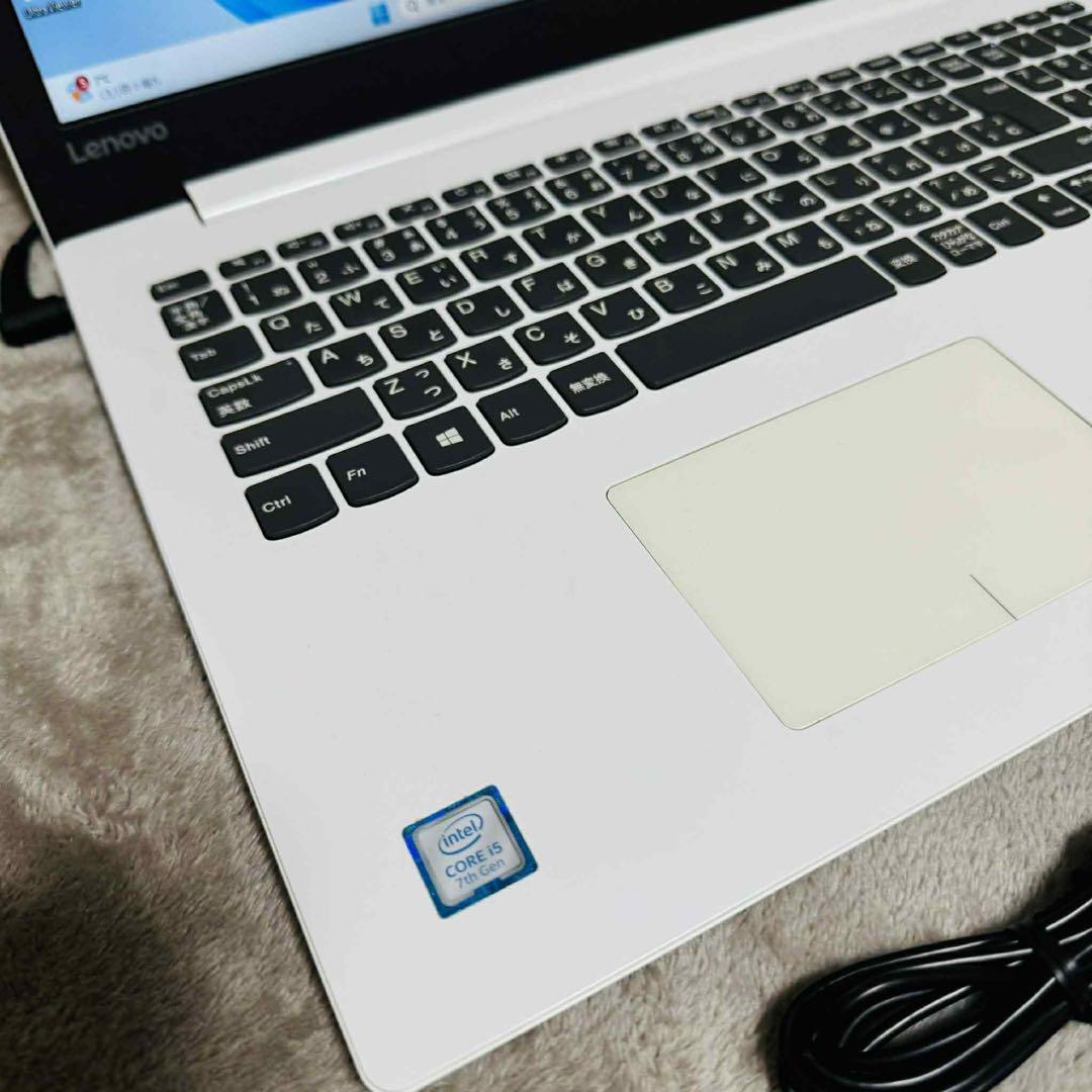 S281 LENOVOノートパソコンi5第7世代WEBカメラSSD高速Win11 - メルカリ