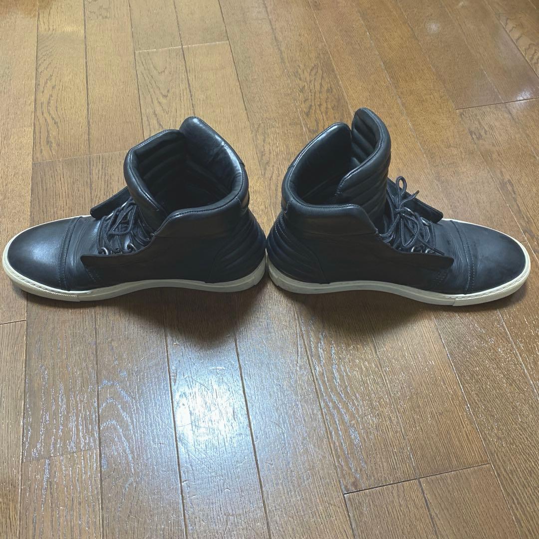 DIESEL メンズ本革ハイカットスニーカー 27.5cm