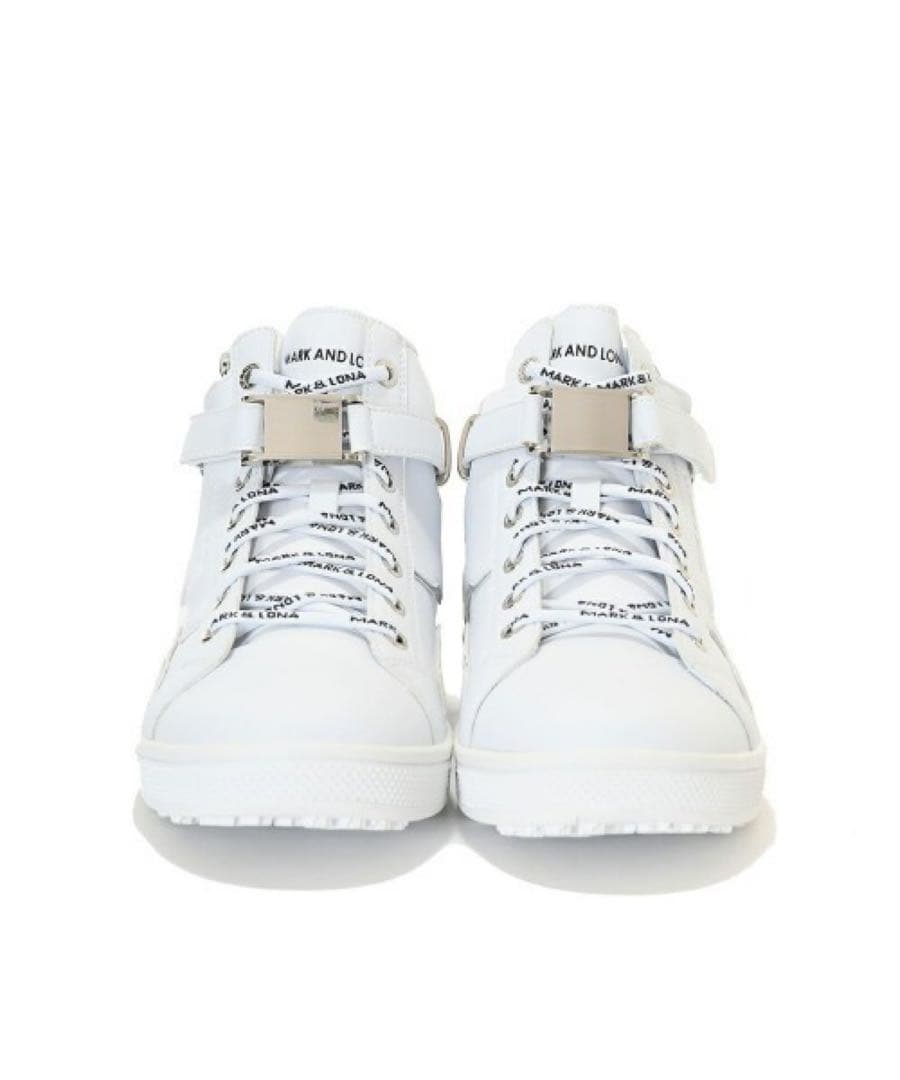 5.9万MARK&LONAハイカットスパイクレス　25.0cm ホワイト