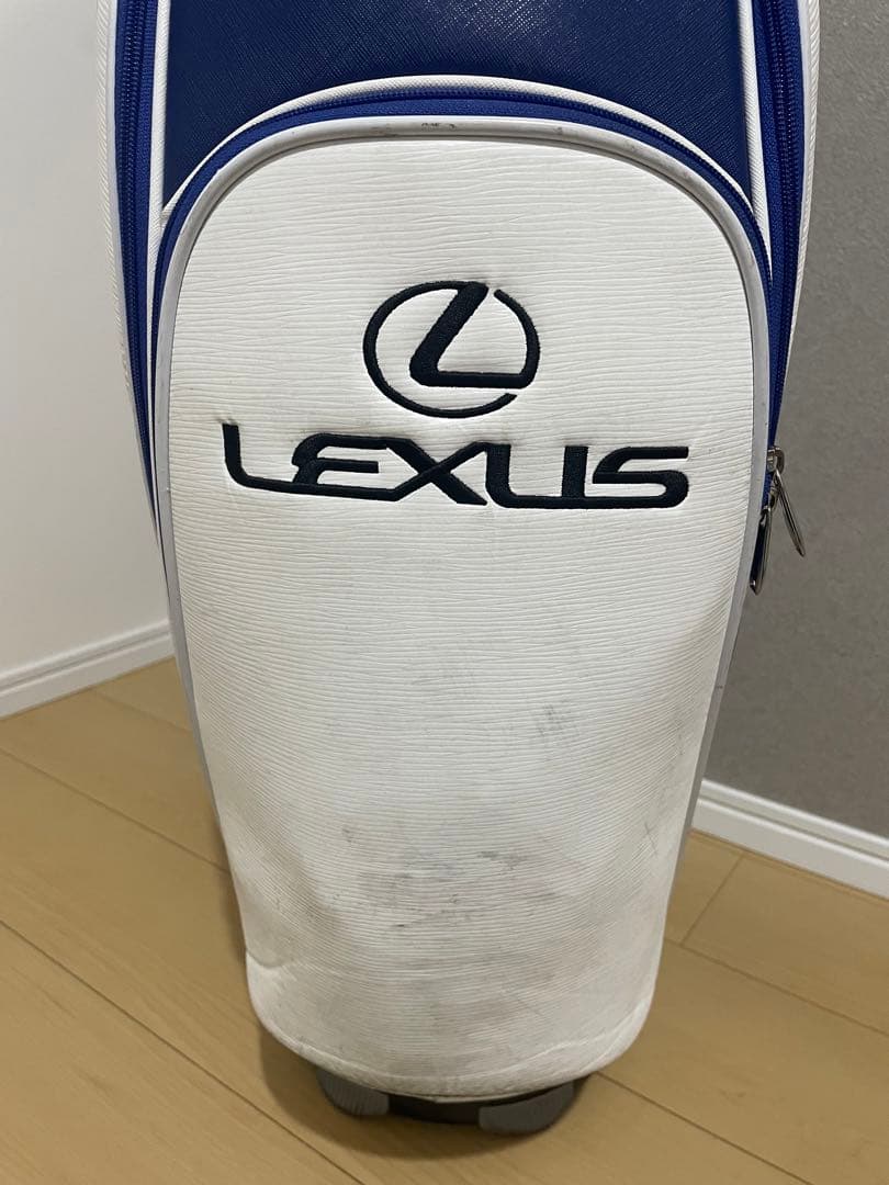 LEXUSディーラー限定 キャディバッグ ホワイト/ブルー - メルカリ