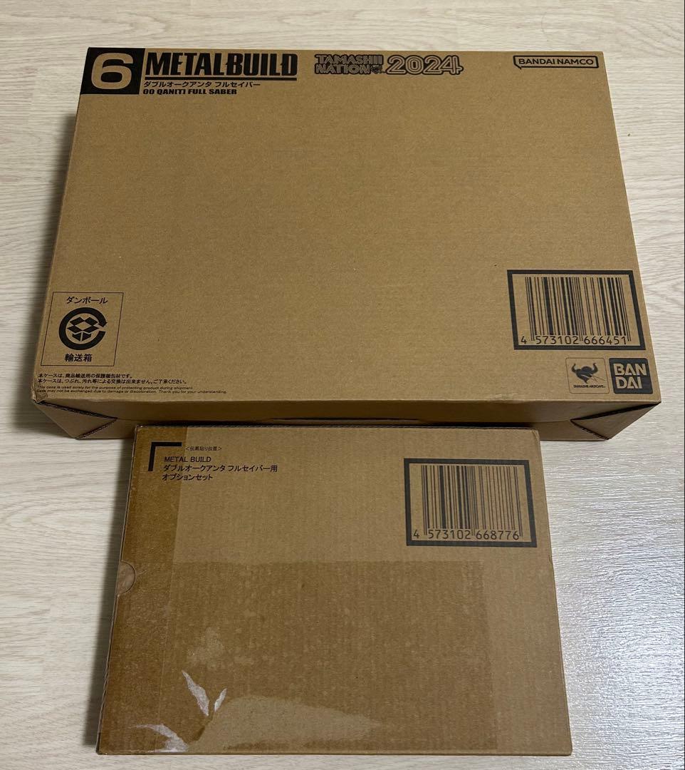 L BUILD ダブルオークアンタ フルセイバー ＋ オプションセット METAL BUILD ダブルオークアンタ フルセイバー用オプションセット | 魂