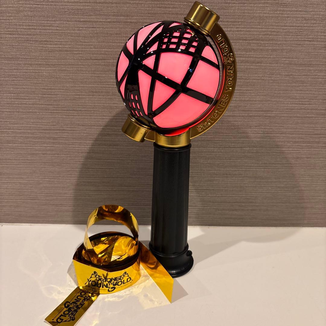 SixTONES ペンライトYOUNG OLD 2025 銀テープス トーンズ - メルカリ